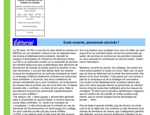 Pour n°115 Mars 2021