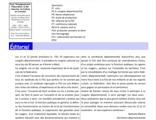 Pour n°118 Décembre 2021