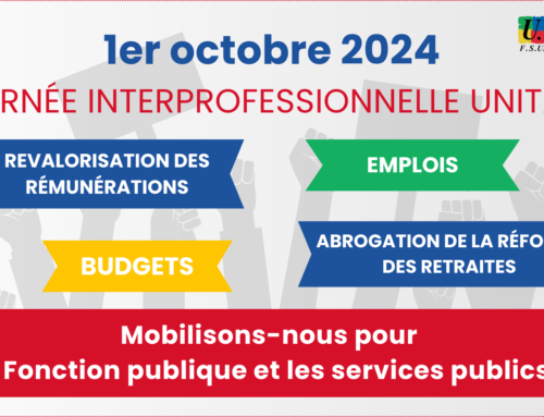 1er octobre : journée interpro unitaire