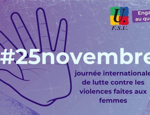 25 novembre : journée internationale de lutte contre les violences faites aux femmes