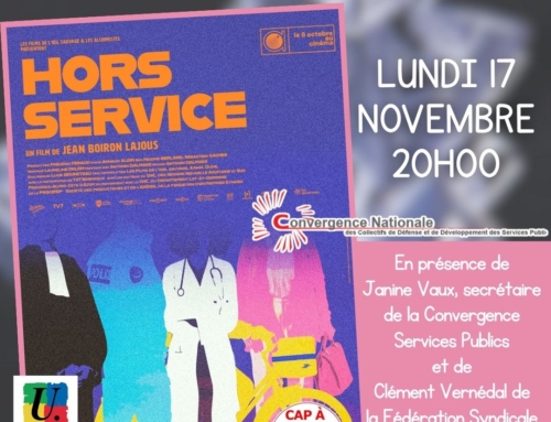 17/11 : La FSU 19 s’associe à la projection du documentaire Hors Service